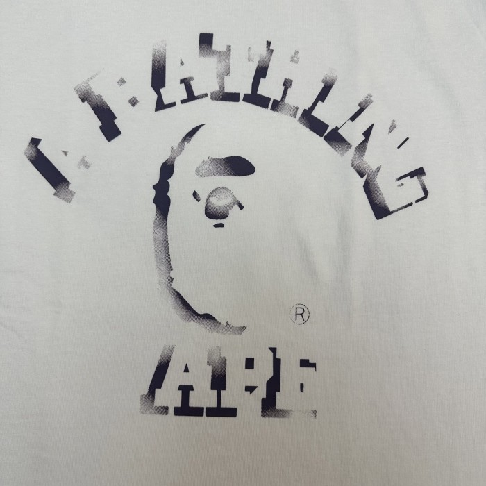 1:1 quality version 28113827 Spray Paint Pattern Print Tee 2 colors