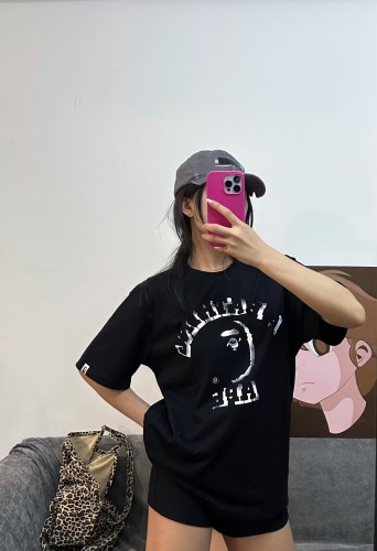 1:1 quality version 28113827 Spray Paint Pattern Print Tee 2 colors