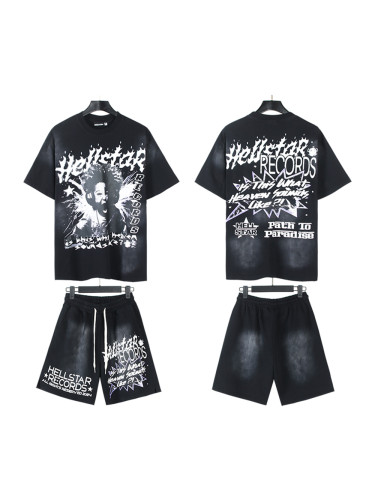 28113692 Sounds of Heaven Little Boy Printed Washed Version Tee & Shorts Set