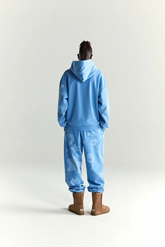 [buy more save more]1:1 quality version 28030596 Big Star Taro Purple/Blue Hoodie & Pants Set 2 colors