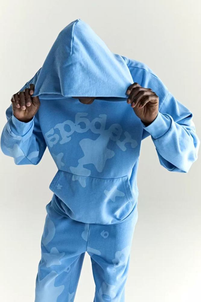 [buy more save more]1:1 quality version 28030596 Big Star Taro Purple/Blue Hoodie & Pants Set 2 colors