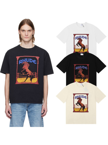 28117989 Horse Photo Print Tee 3 colors