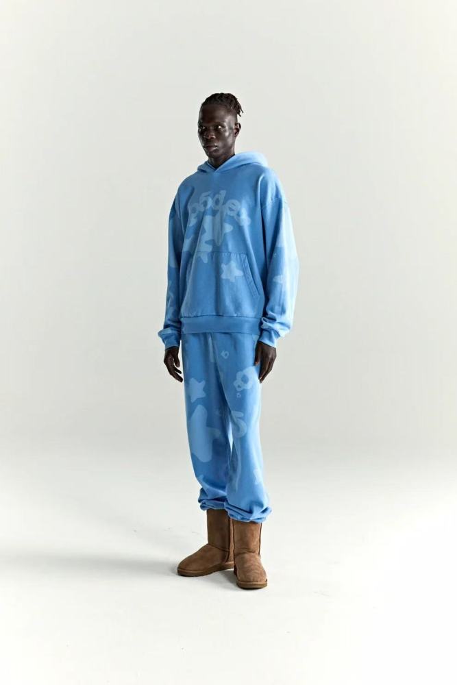 [buy more save more]1:1 quality version 28030596 Big Star Taro Purple/Blue Hoodie & Pants Set 2 colors