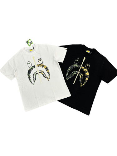 1:1 quality version 28120652 Shark Zipper Print Tee 2 colors