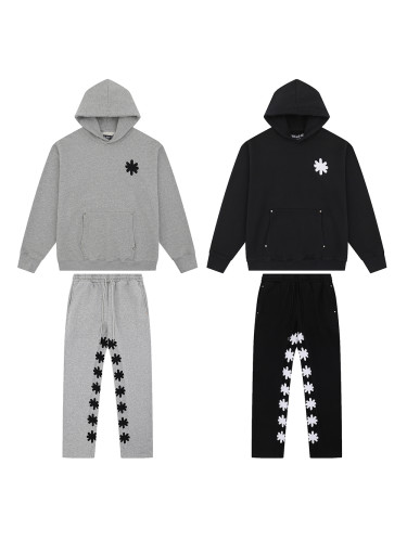 28128563 Embroidered Logo Hoodie & Pants Set 2 colors