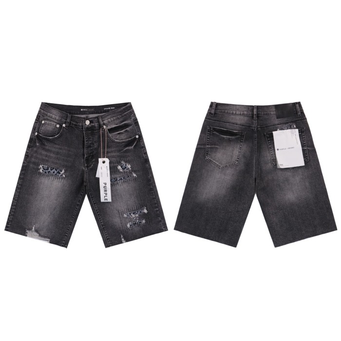 28136481 washed  version ripped denim shorts 2 colors