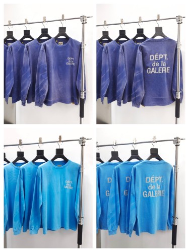 1:1 quality version 28020069 Water Wave Print Long Sleeve T-Shirt 2 colors