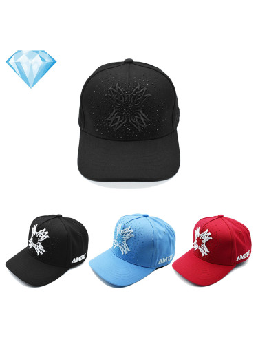 28143139 Adjustable Quad crystal cap 4 colors