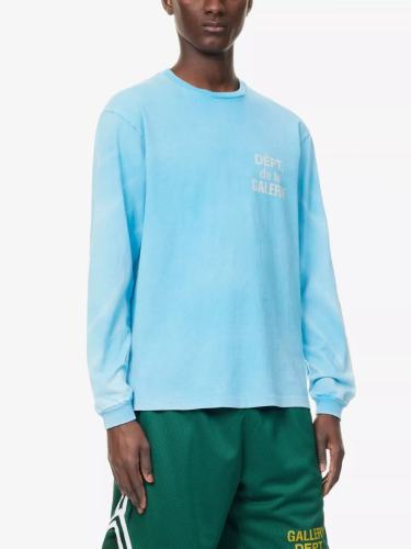 1:1 quality version 28020069 Water Wave Print Long Sleeve T-Shirt 2 colors