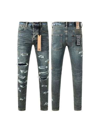 1:1 quality version 28166060 Ripped Patch Jeans
