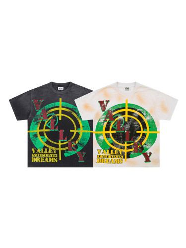 28165982 Sniper Letter Printed Washed Version Tee 2 colors