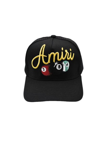 28166047 Billiard Letter Embroidered Mesh trucker Cap