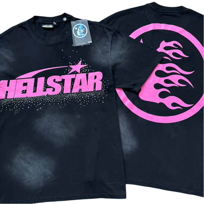 28179728 Hot Drill Logo Printed Washed Version Tee 3 colors