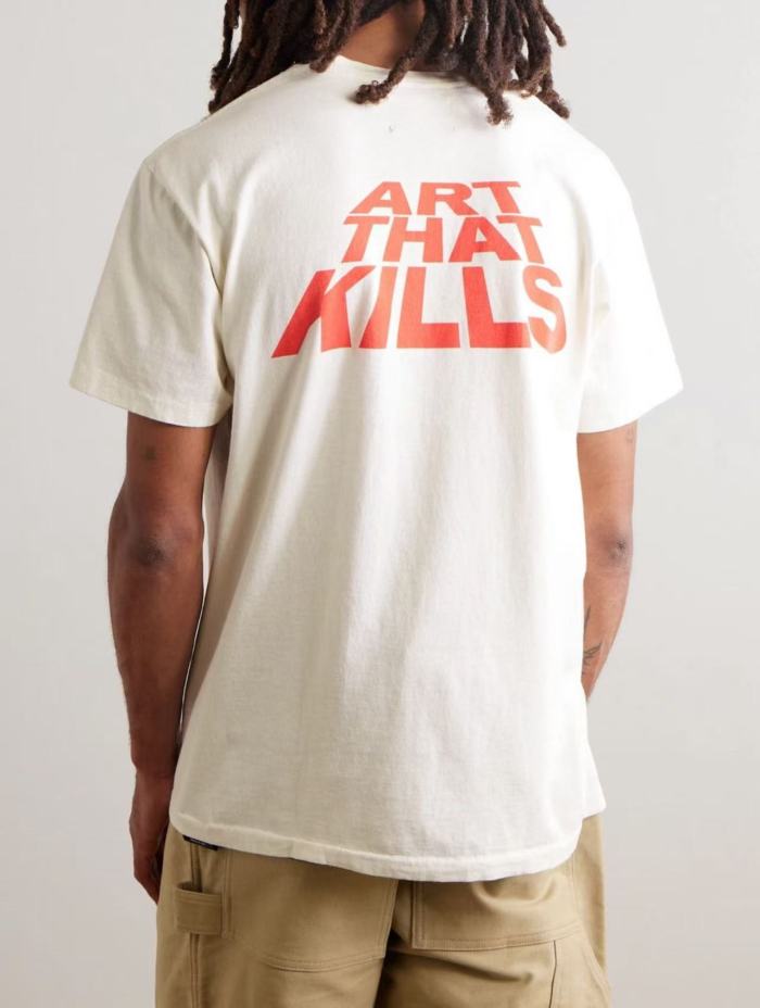 [Big & Tall for weights up to 260 lbs]1:1 quality version 28183205 Lone Wolf Print Tee