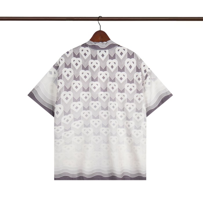 28185555 Gradient Wave Polo shirt & shorts set
