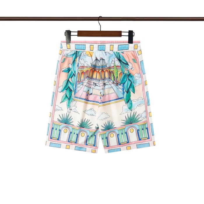 28185549 Playing Tennis Printed Polo shirt & shorts set