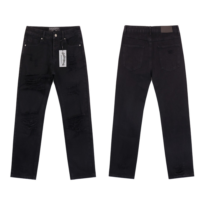 28193958 leg scratched jeans 2 colors