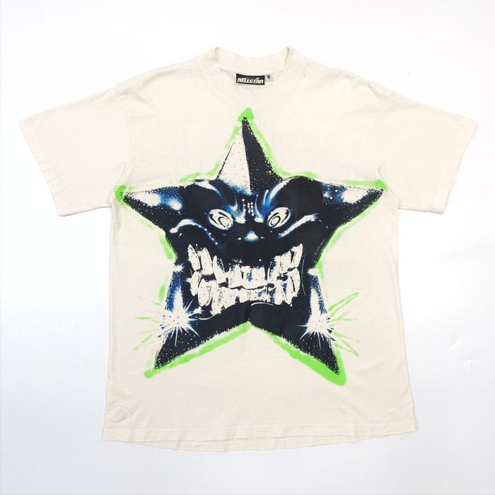 [Big & Tall for weights up to 260 lbs]1:1 quality version 28193988 Rhinestone Starfish Print Tee with NFC tag