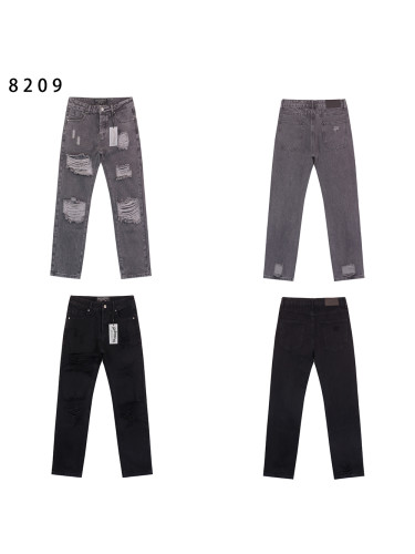 28193958 leg scratched jeans 2 colors