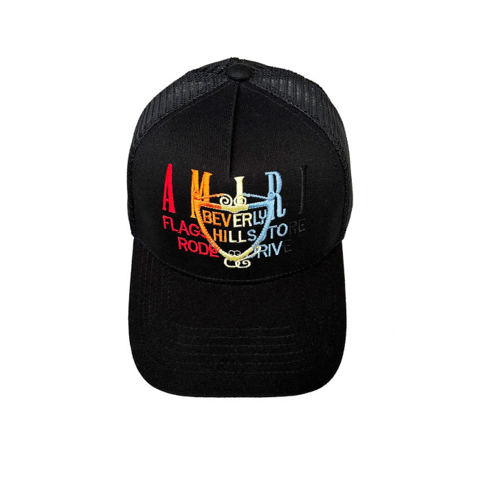 28195458 Colorful Embroidery Mesh Cap