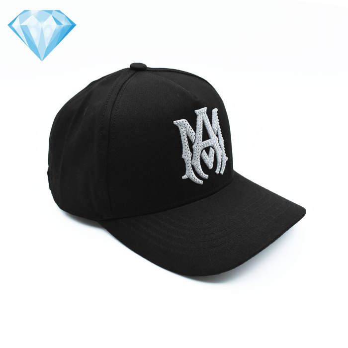 28195493 Hot Drill Embroidery Logo Duckbill Cap 4 colors