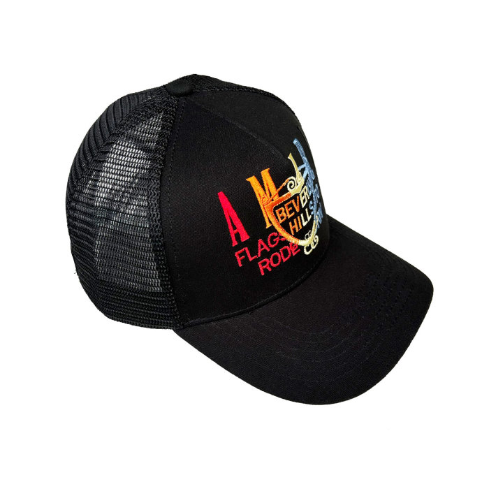 28195458 Colorful Embroidery Mesh Cap