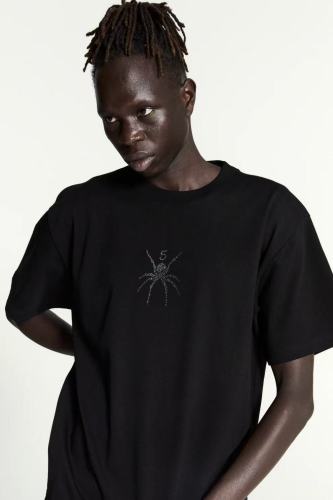 1:1 quality version 28195419 Rhinestone Spider Tee