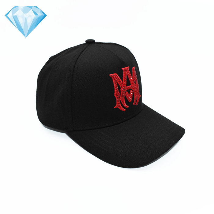 28195493 Hot Drill Embroidery Logo Duckbill Cap 4 colors