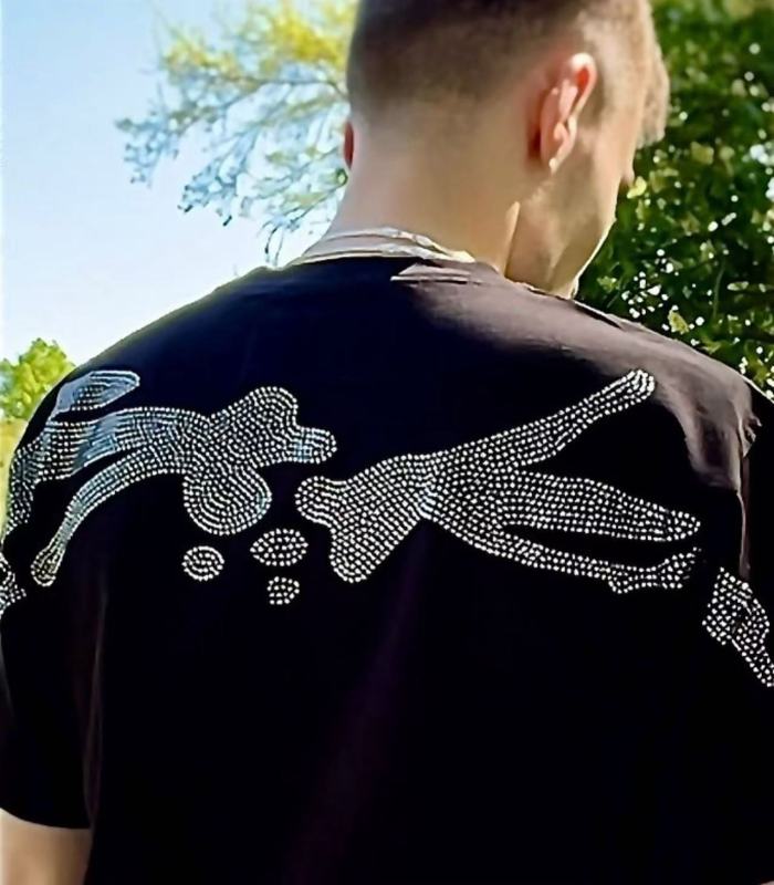 1:1 quality version 28195419 Rhinestone Spider Tee