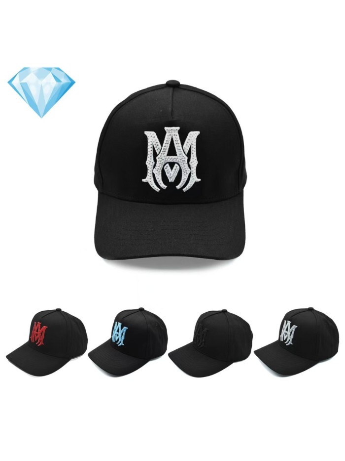 28195493 Hot Drill Embroidery Logo Duckbill Cap 4 colors