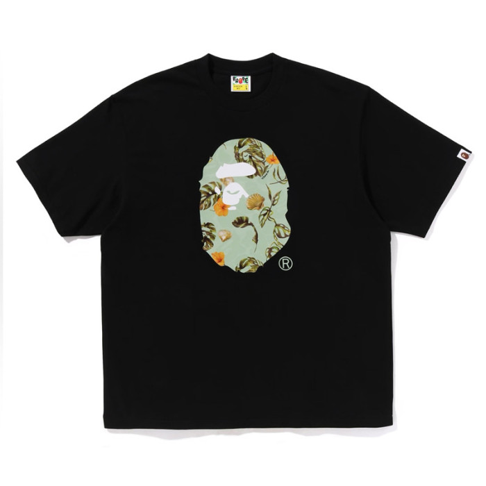 28196996 Scenic Round Medallion Colorful Ape Head Print tee collection 37 colors