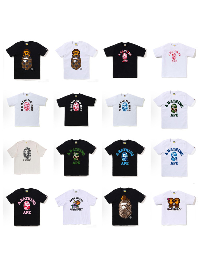 28196950 Baby MILO heart camouflage letter print tee collection 36 colors