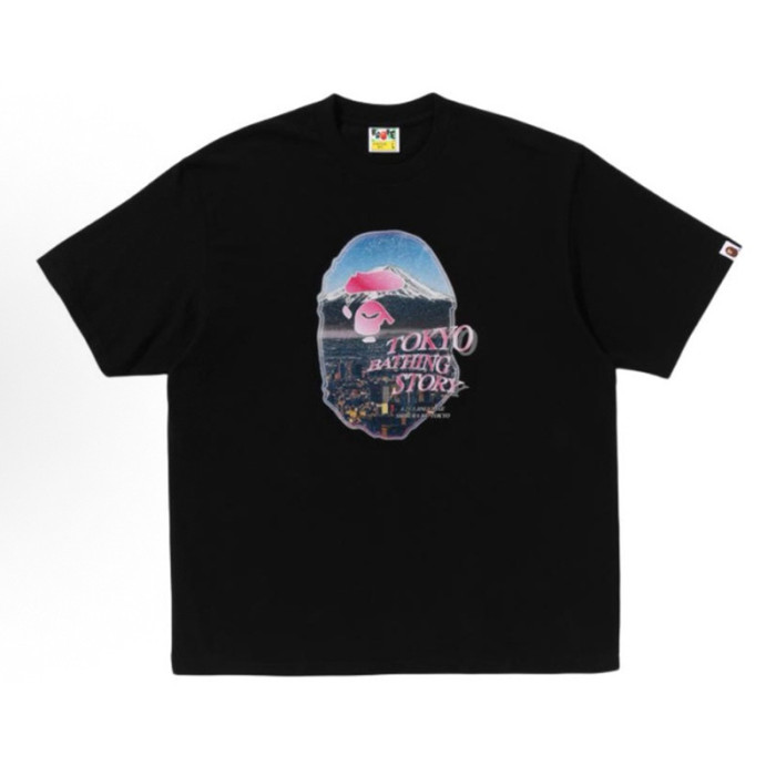 28196996 Scenic Round Medallion Colorful Ape Head Print tee collection 37 colors