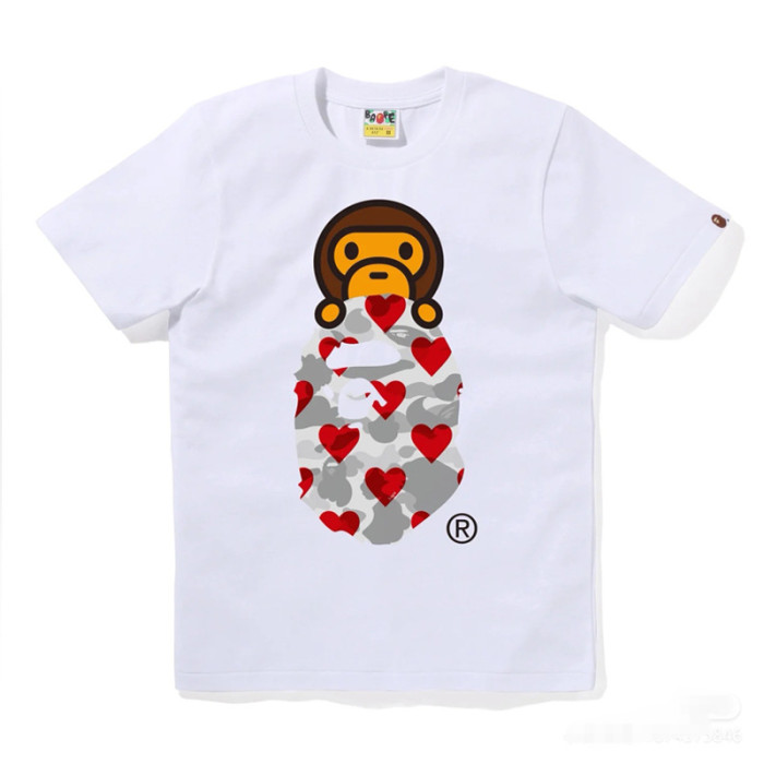 28196950 Baby MILO heart camouflage letter print tee collection 36 colors