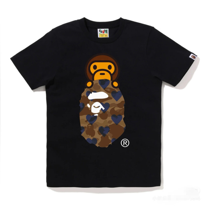 28196950 Baby MILO heart camouflage letter print tee collection 36 colors