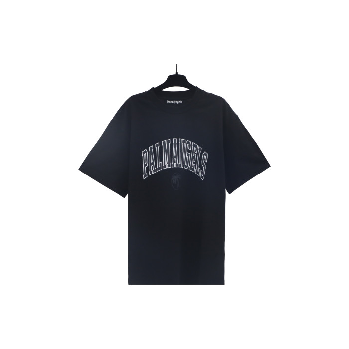 28196930 White edge Logo Print Tee 2 colors