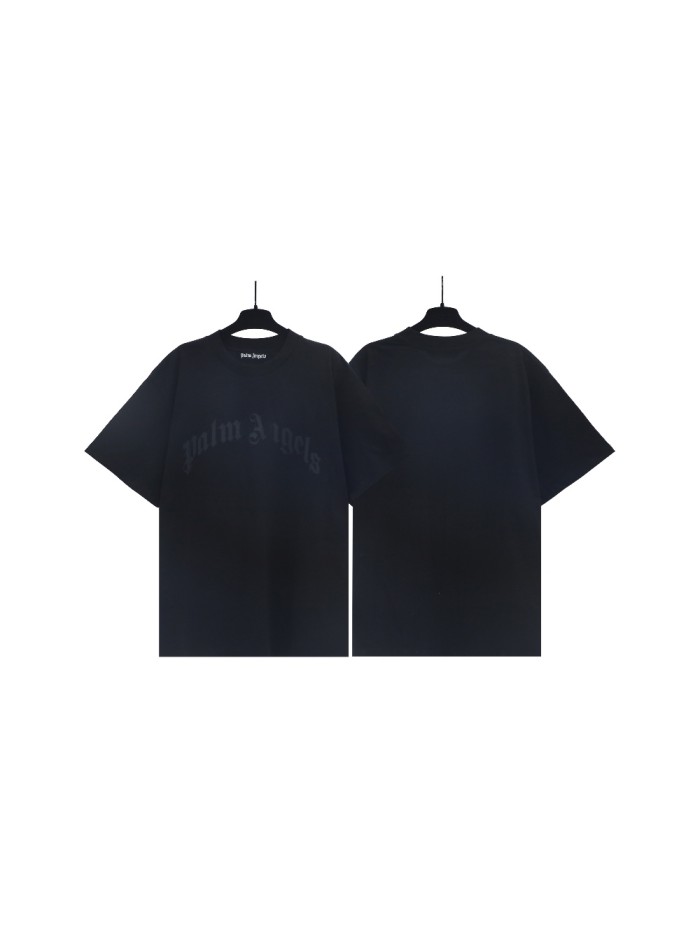 28196925 Gray Logo Print Tee