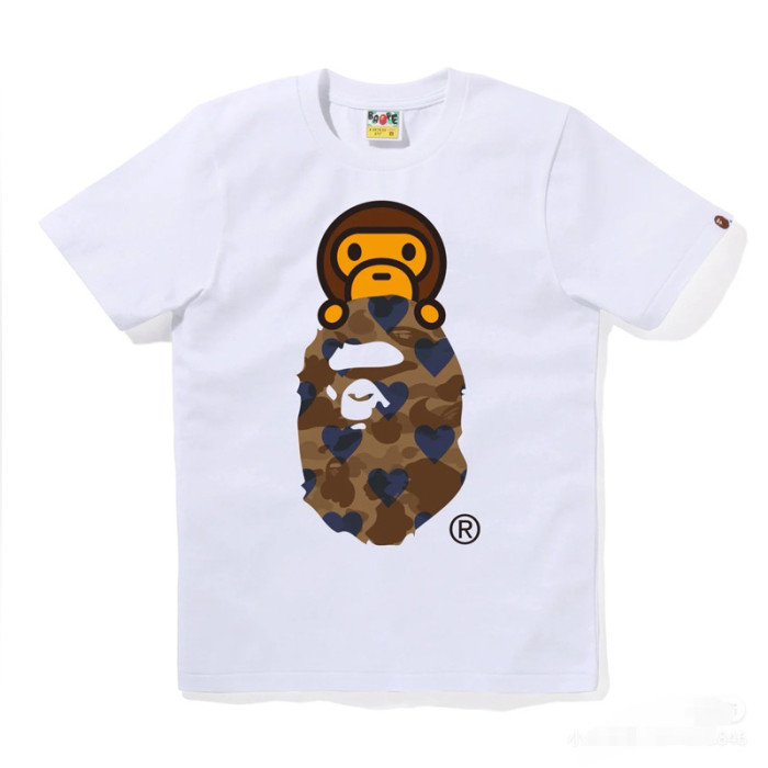 28196950 Baby MILO heart camouflage letter print tee collection 36 colors