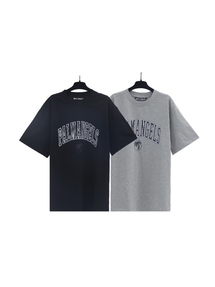 28196930 White edge Logo Print Tee 2 colors