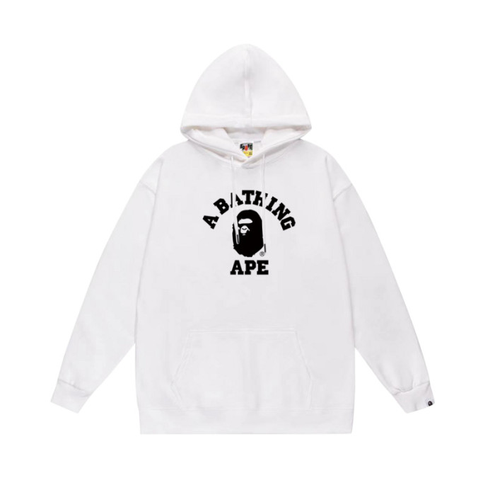 28199570 Colorblocked Small Ape Head Print  Hoodie 3 colors