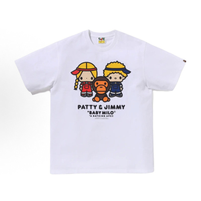 28199410 Hello Kitty & BABY MILO & Tom and Jerry Cartoon Collaboration printed tee 60 colors