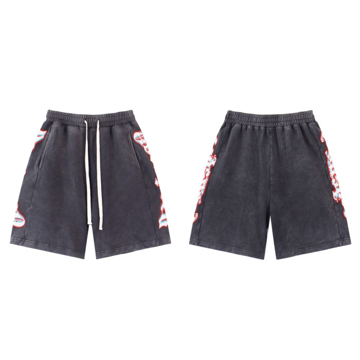 28199450 letter prints on both sides shorts 2 colors