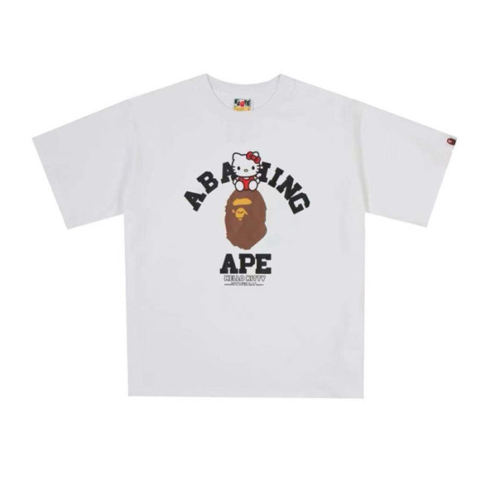 28199410 Hello Kitty & BABY MILO & Tom and Jerry Cartoon Collaboration printed tee 60 colors