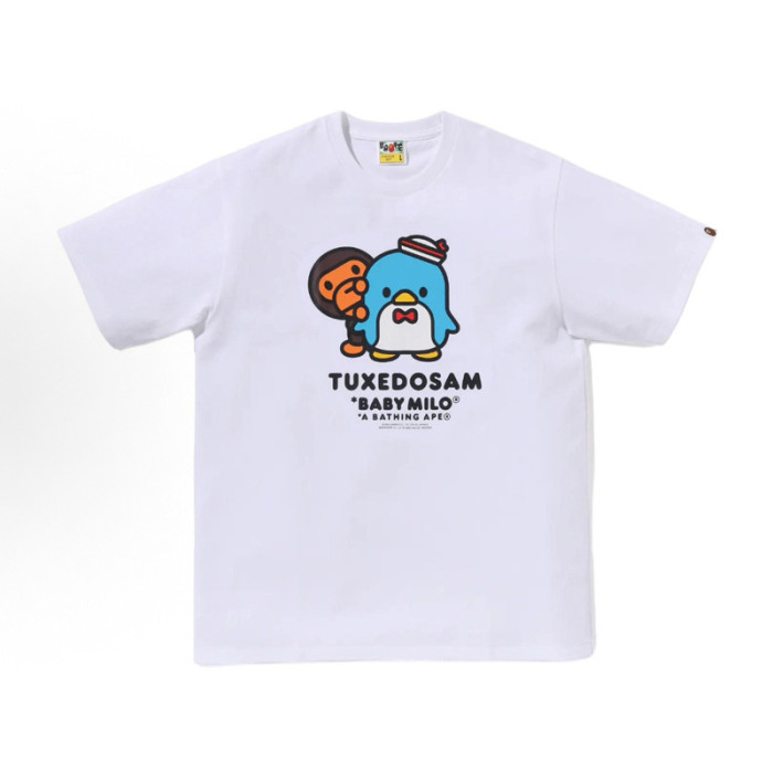 28199410 Hello Kitty & BABY MILO & Tom and Jerry Cartoon Collaboration printed tee 60 colors
