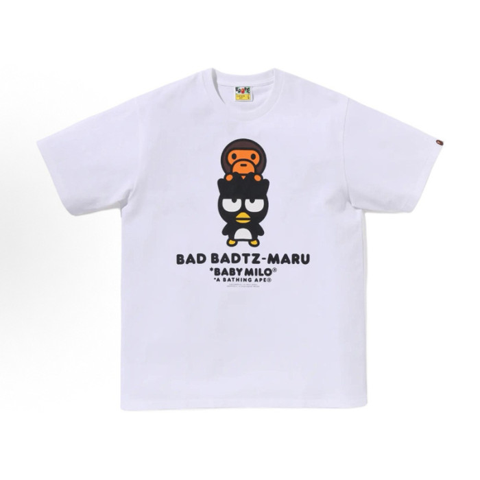 28199410 Hello Kitty & BABY MILO & Tom and Jerry Cartoon Collaboration printed tee 60 colors