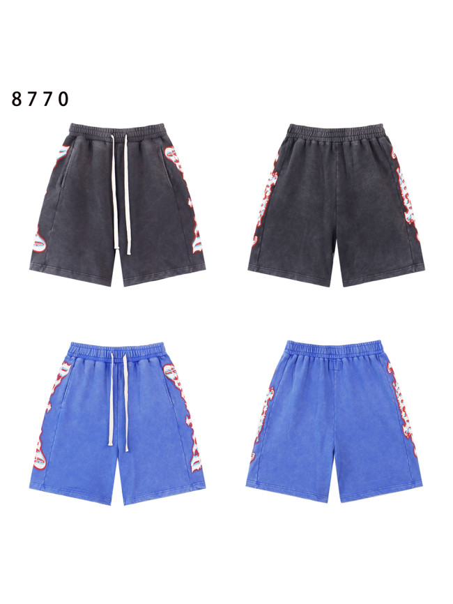 28199450 letter prints on both sides shorts 2 colors