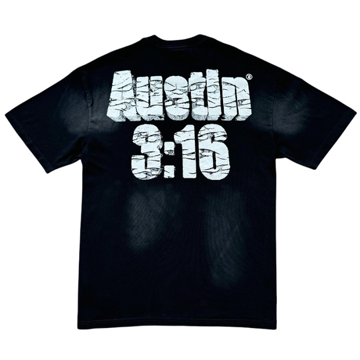 28201120 Shouting portrait Print Washed Version Tee