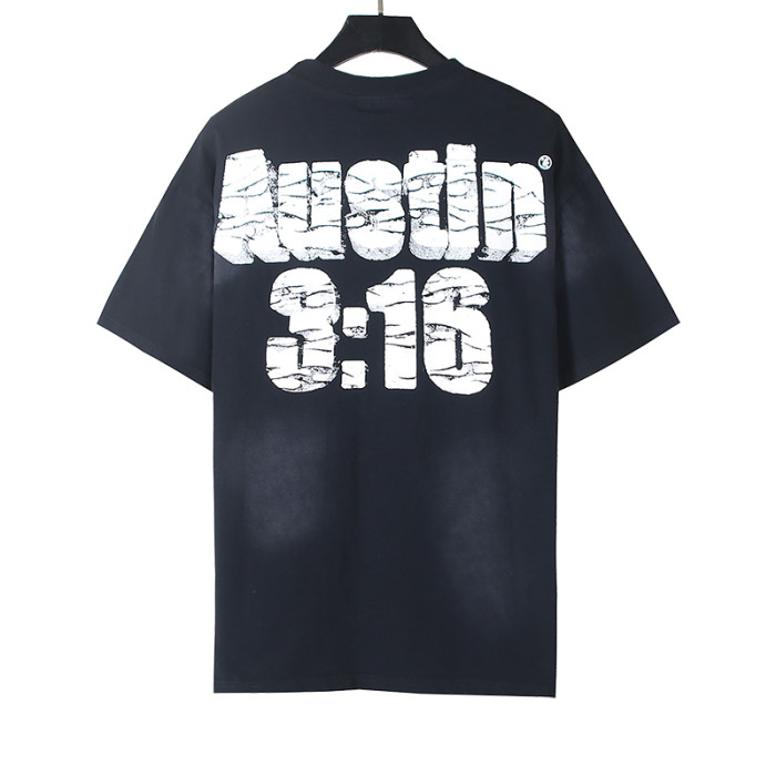 28201120 Shouting portrait Print Washed Version Tee