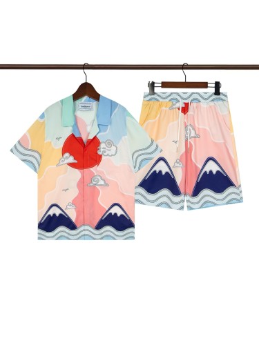 28201287 Red sun Polo shirt & shorts set