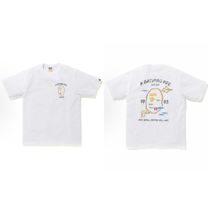 28200991 Year of the Snake Limited Line Ape Head Baby Milo Round Medallion Print tee 49 colors